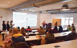 Lindsey Breitwieser presents at the 2024 Leading Equity, Diversity, and Justice Conference in February.