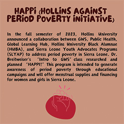 HAPPI (Hollins Against Period Poverty Initiative)