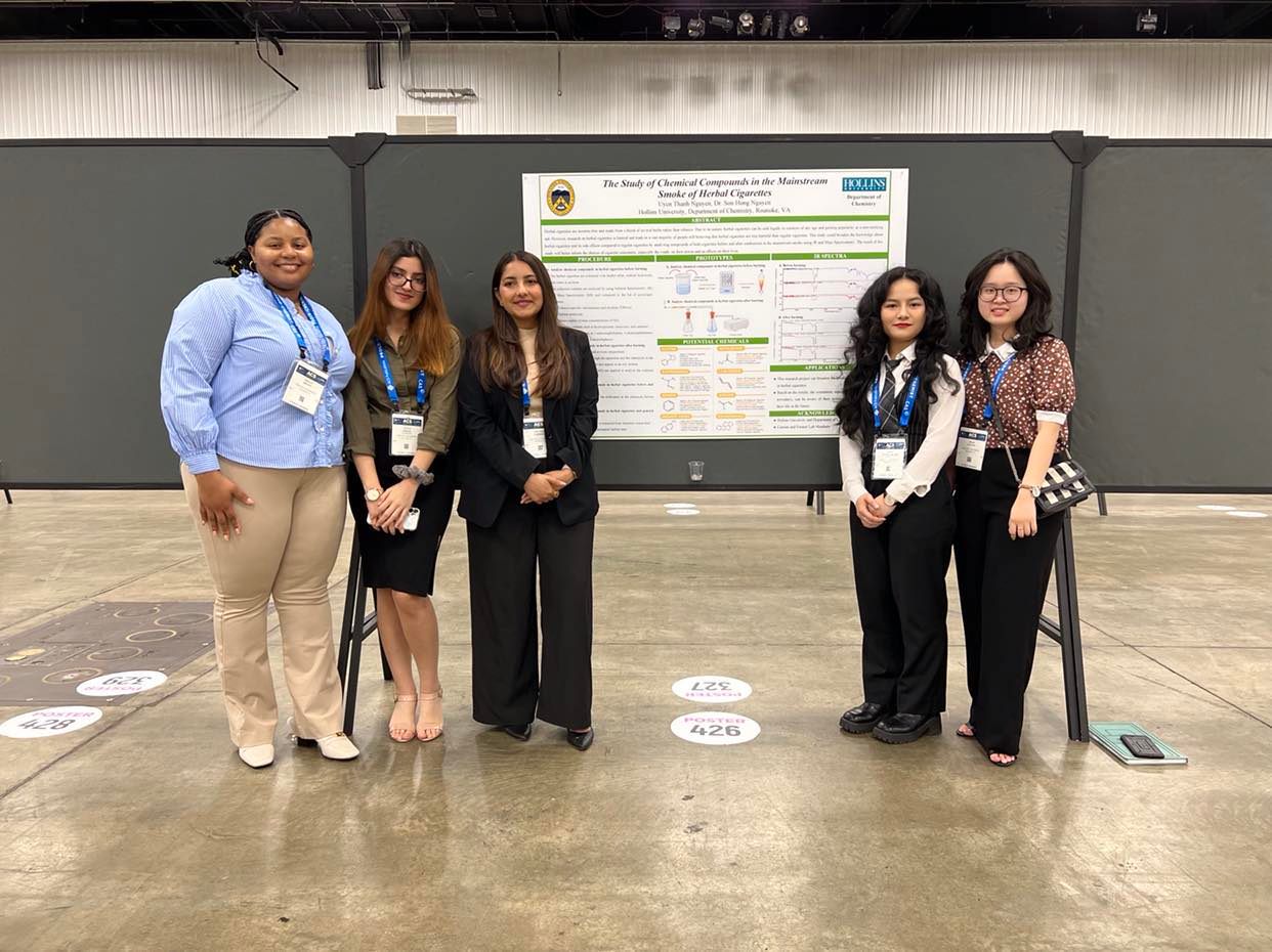 Chemistry Majors Showcase Their Research at ACS Spring 2023