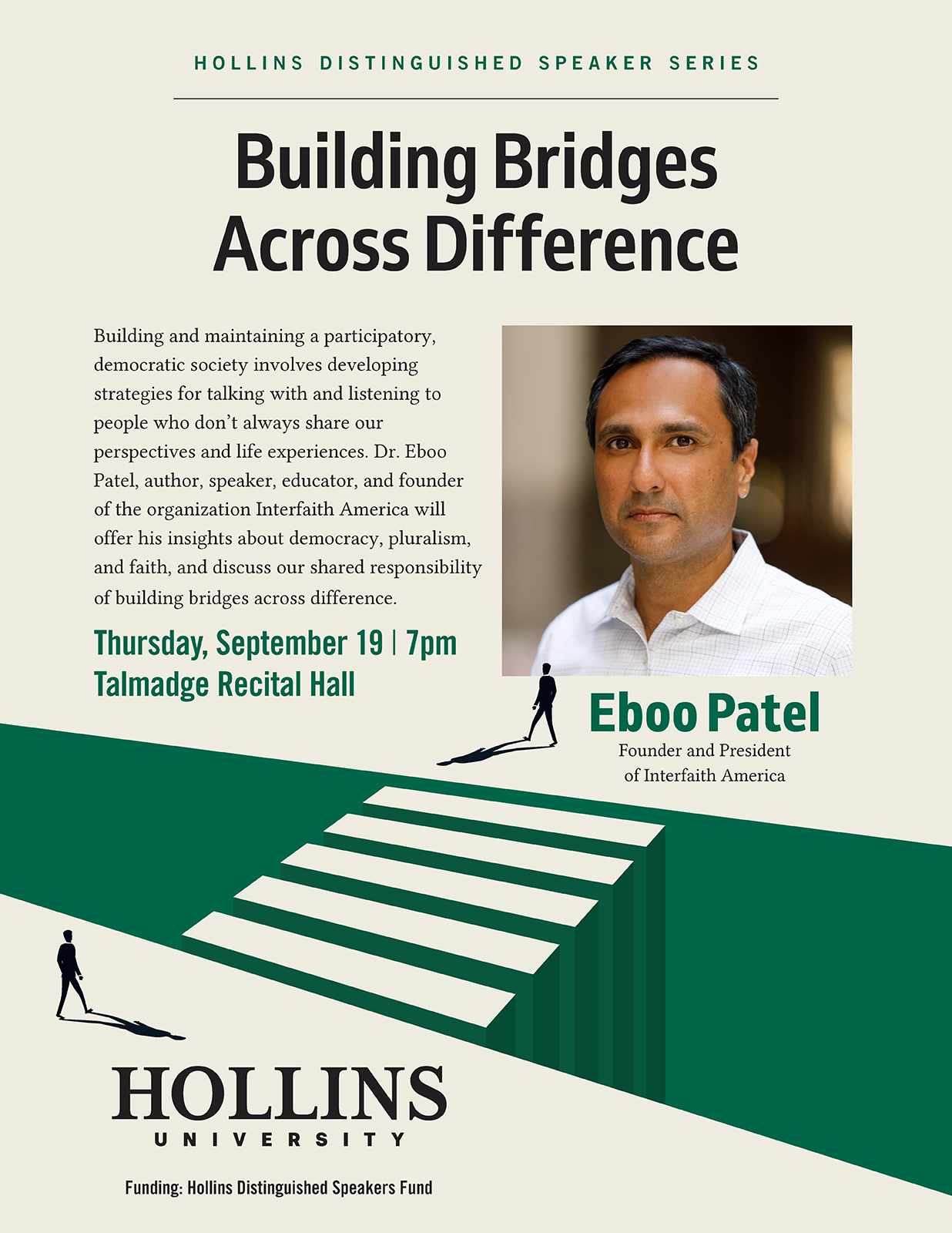 Eboo Patel, Founder and President of Interfaith America – Distinguished Speaker Series 2024