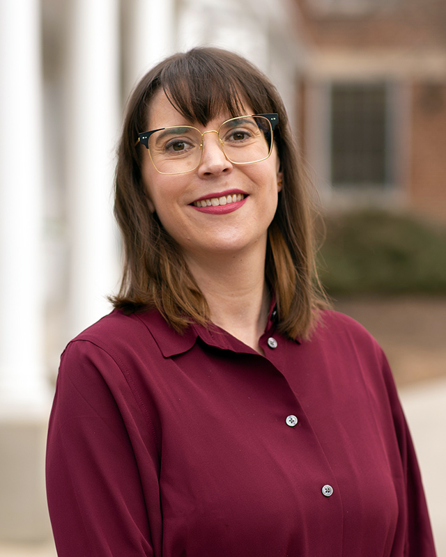 Jess Ambler, Ph.D., director of the Wilson Museum at Hollins